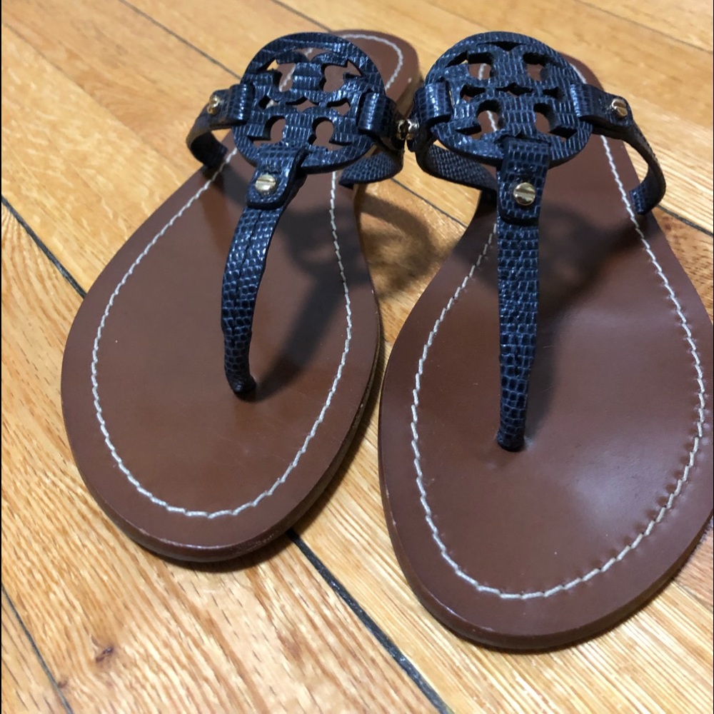 Newer Worn Tory Burch Flip Flops